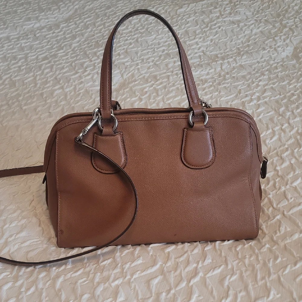Coach Brown Leather Handbag - Picture 2 of 12